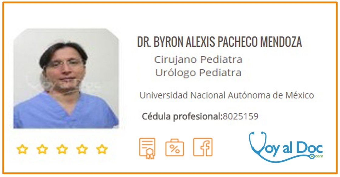 VoyalDoc's tweet photo. Te presentamos al Dr. Byron Alexis Pacheco, #CirujanoPediatra y #UrólogoPediatra ¡Agenda una cita! >>https://t.co/oI4bYssIsI https://t.co/8dZqNvahIC