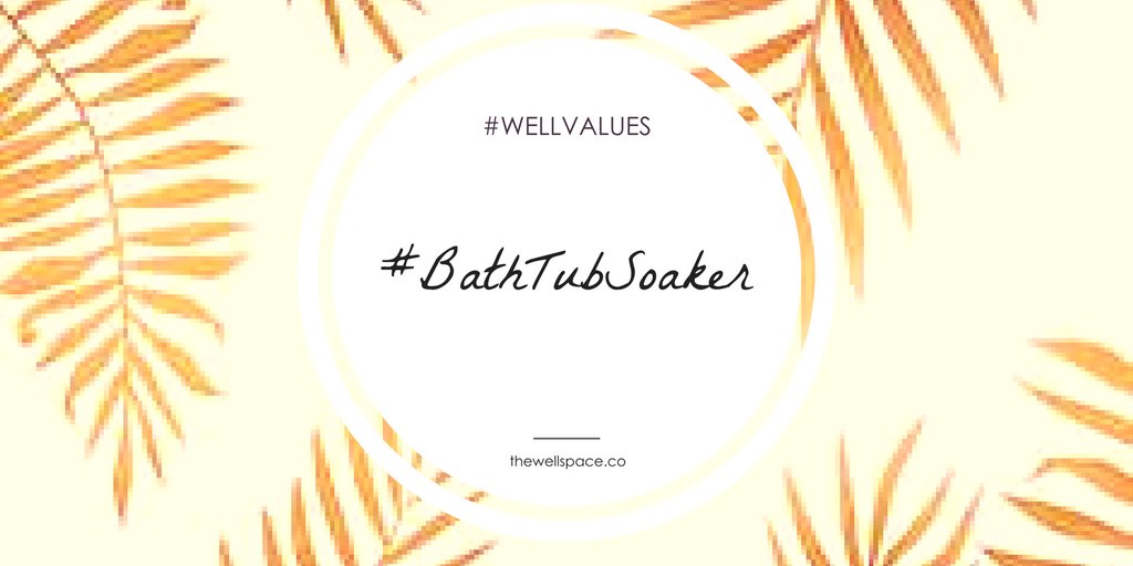 thewellspace_'s tweet photo. 👉 Agree with us? Then RT & comment! #thewellspace #wellvalues #values #whoswithus #BathTubSoaker https://t.co/hbF1wx7AMI