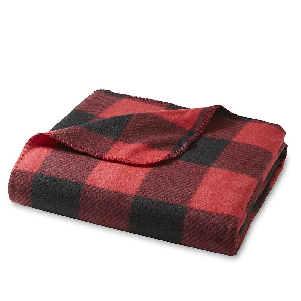9999Store's tweet photo. Cannon Red Black Plaid Fleece Throw 50" x 60" Lap Chair Lounge Blanket: Home &amp; Kitchen https://t.co/lGYxN4UYCW https://t.co/z9GNn40BZL