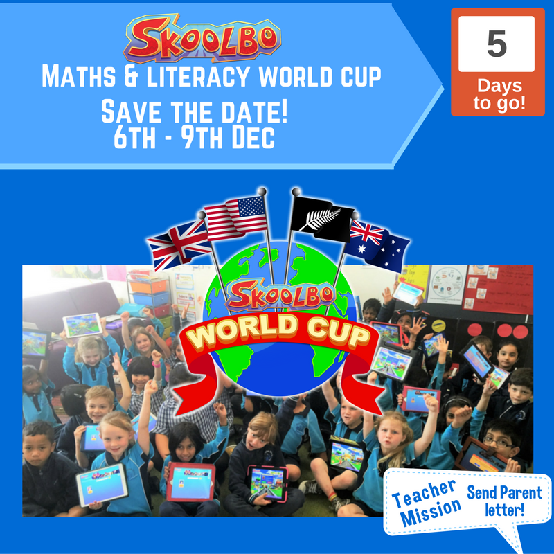 SkoolboAU's tweet photo. Countdown to the Math&Literacy #SkoolboWorldCup...who will win? https://t.co/adGA02ddDG #aussieED #edtech #edchat #educapp https://t.co/0FtY58IM7e