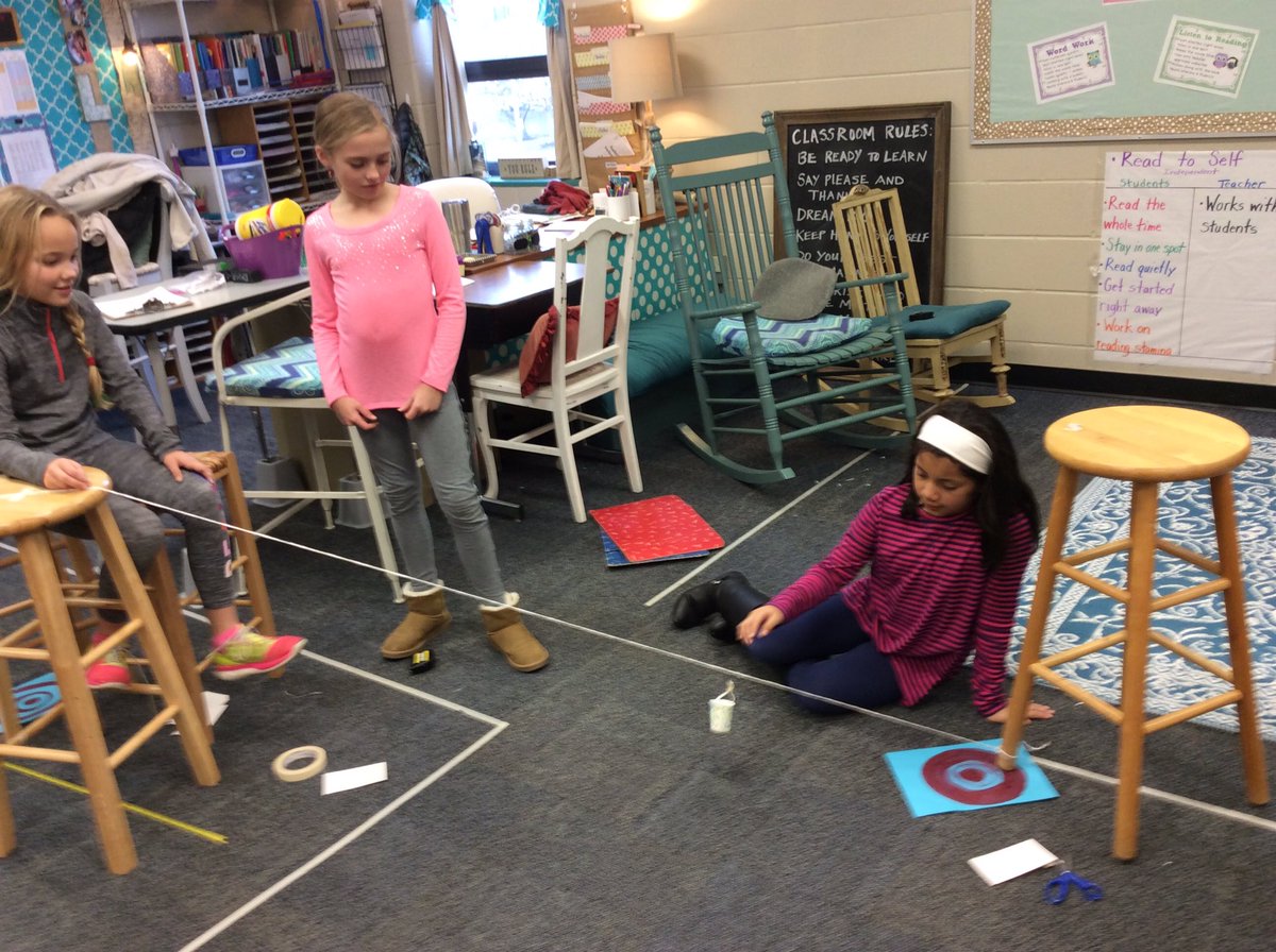 LeadersReaders4's tweet photo. STEM Challenge Zip Lines - Great teamwork/problem solving learning about motions and forces https://t.co/DGVnwY2k2n