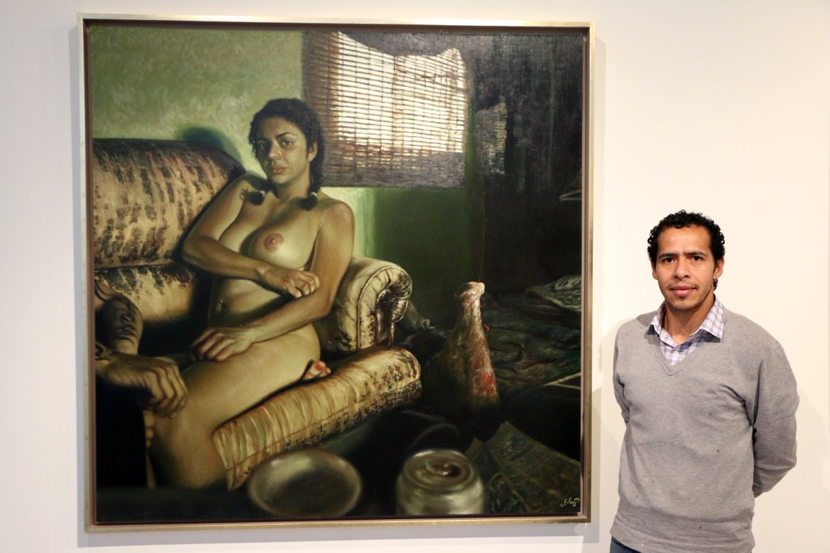 GACXalapa's tweet photo. Obra expuesta y ganadora en la 3° Bienal de Arte Veracruz en la #GACX https://t.co/VdcxptXwty