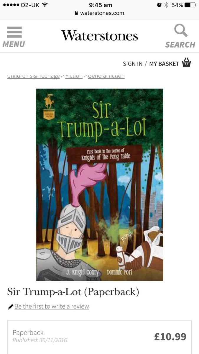 JKnightC_Author's tweet photo. 🛡Hi everyone!🛡Pleased to announce my children's book Sir Trump-a-Lot was released today &amp; available @Waterstones @WHSmith &amp; @AmazonUK 🛡🏰⚔📯✍📚 https://t.co/gWk6qCFYZw