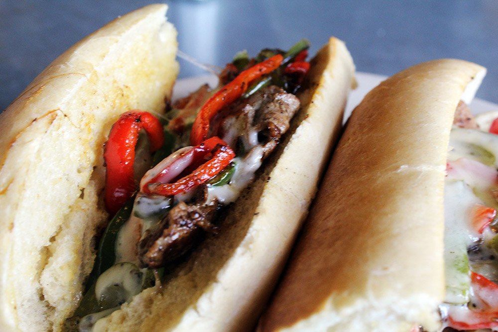 Philly Cheese Steak <a href="/theospdx/">Theo's PDX</a> is bomb! #FoodPorn #PDXeats