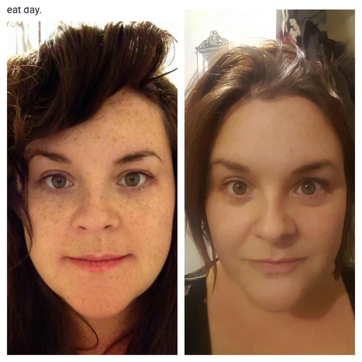mybalancedbirth's tweet photo. Happy #bumpday. 36 weeks pregnant vs 3 years in. Freckles vs eye bags. Both glowing with love. #hypnobirthing #changinglives #changingbirth https://t.co/iI7l8xC5u2