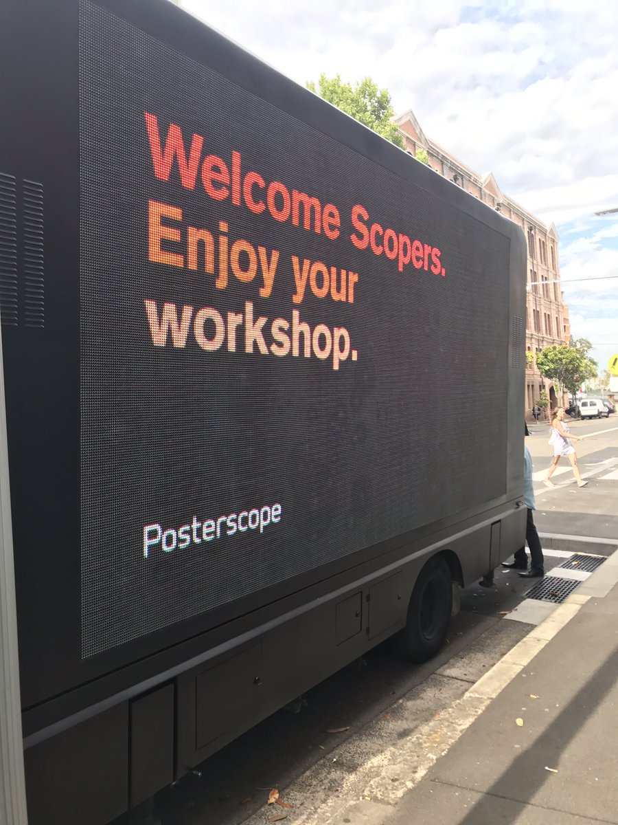 eelliotdevine's tweet image. Annual Posterscope conference @PosterscopeAust