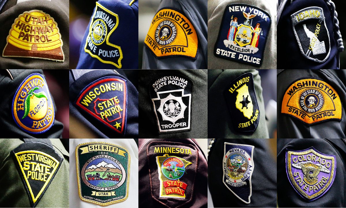 KSL5TV's tweet photo. Some of the law enforcement represented at today's funeral for #TrooperEllsworth Pic: Ravell Call, Deseret News https://t.co/Ce32eg1uwR