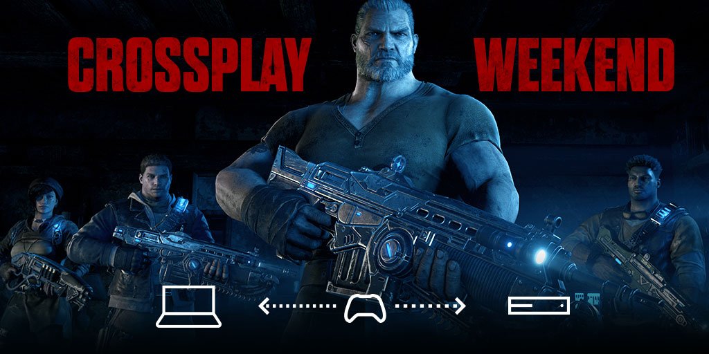 GearsofWar's tweet photo. Earn bigger XP bonuses in the #GearsofWar4 Crossplay Test Weekend Special Event coming this Friday!

Details: https://t.co/hhJfrQ5Anr https://t.co/U3wIUEWHnZ