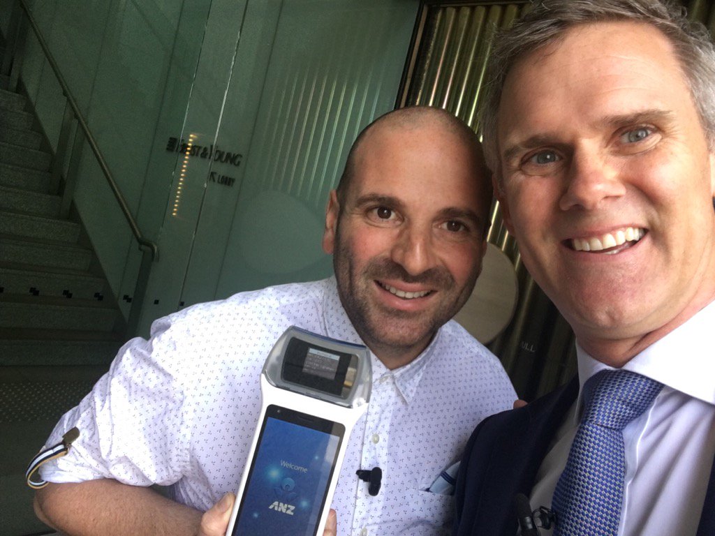 With <a href="/gcalombaris/">George Calombaris</a> launching #ANZBladePay - It is more than a contactless payments device, and it's coming soon!