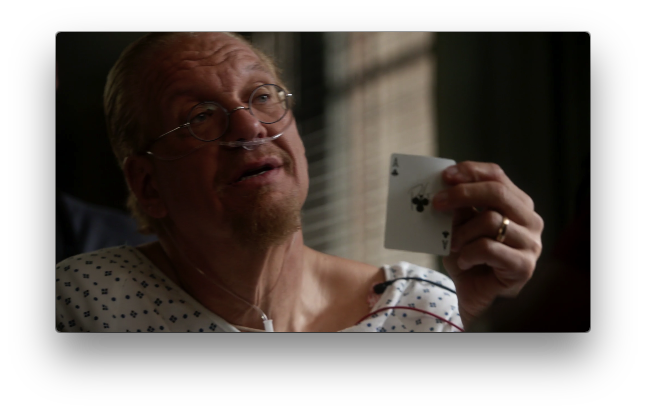 CodeBlackCBS's tweet photo. Sometimes you’re dealt the wrong cards; but all that matters, doc, is how you play the cards you’re dealt –Johnny 🃏 #CodeBlack @pennjillette https://t.co/SlL8ve8zXU