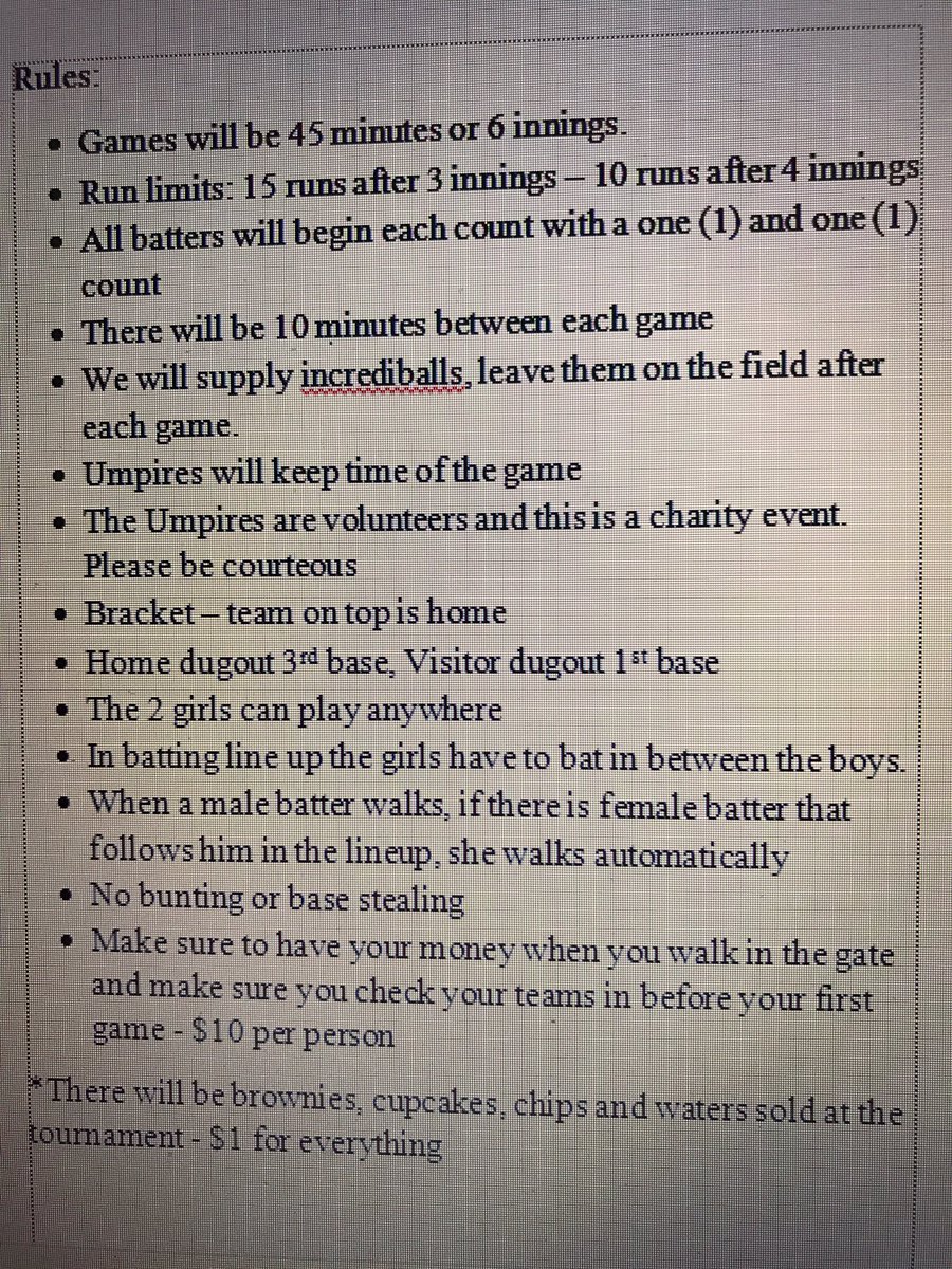 LC_FCA's tweet photo. Here it is! The bracket and the rules for the 1st ever Lc incrediballs tournament. We are excited to get this thing going https://t.co/BedS6ZDEJY