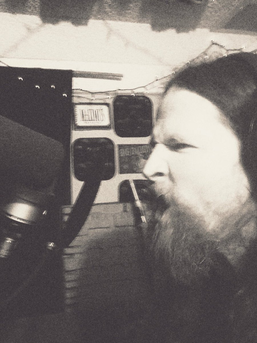 Finishing vocals for our upcoming sophomore release. Look for it in 2017. #theghostnextdoorband