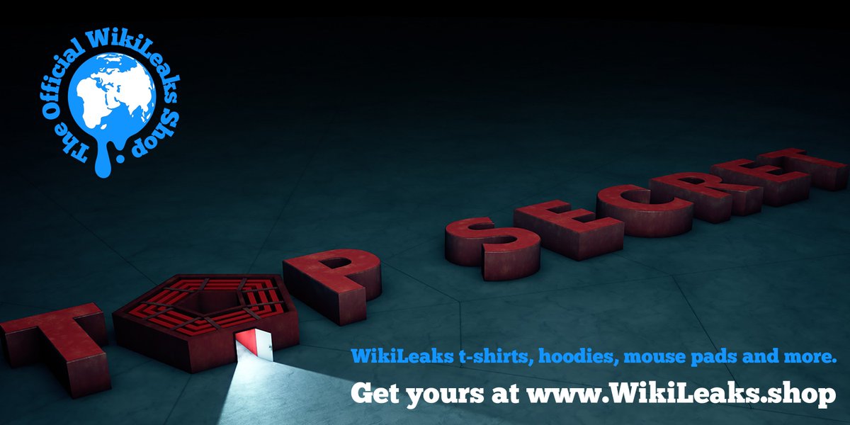 Great gift ideas that support WikiLeaks. Use code CHRISTMAS16 now for 10% off your entire order at wikileaks.shop. @WikiLeaks