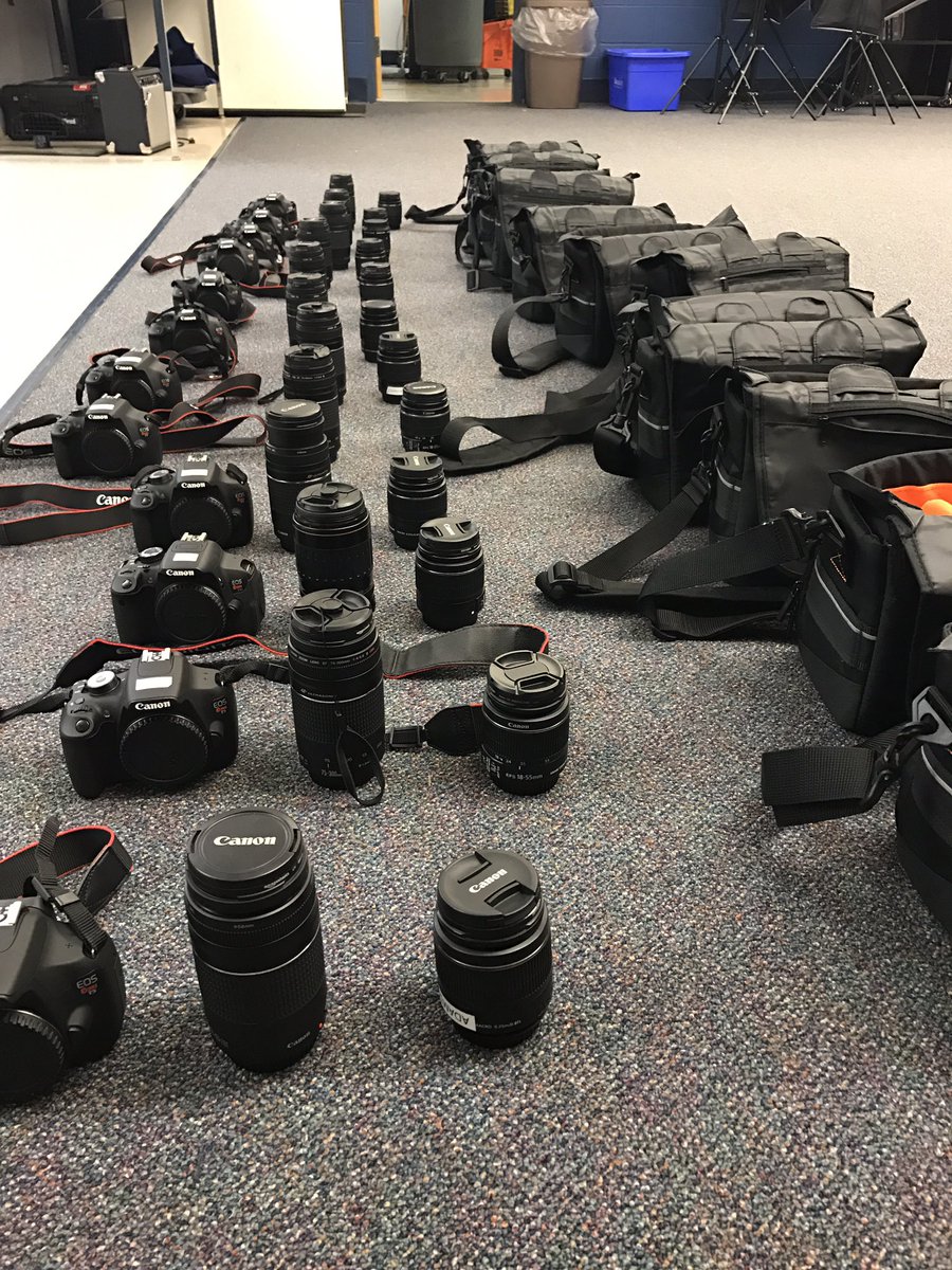 NHS_Technology's tweet photo. @NorthamptonEdFd @NHSpto @john_provost @smithcollege our @CanonUSA new lenses came in today! #nhstechnology https://t.co/s3qceWM8lZ