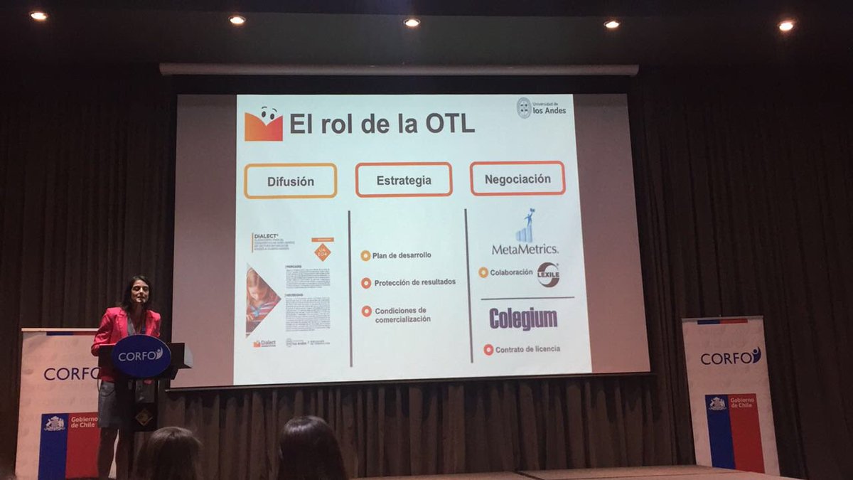 En Encuentro anual #otlscorfo presentamos #Dialect plataforma para mejorar la lectura en Chile y Latinoamérica