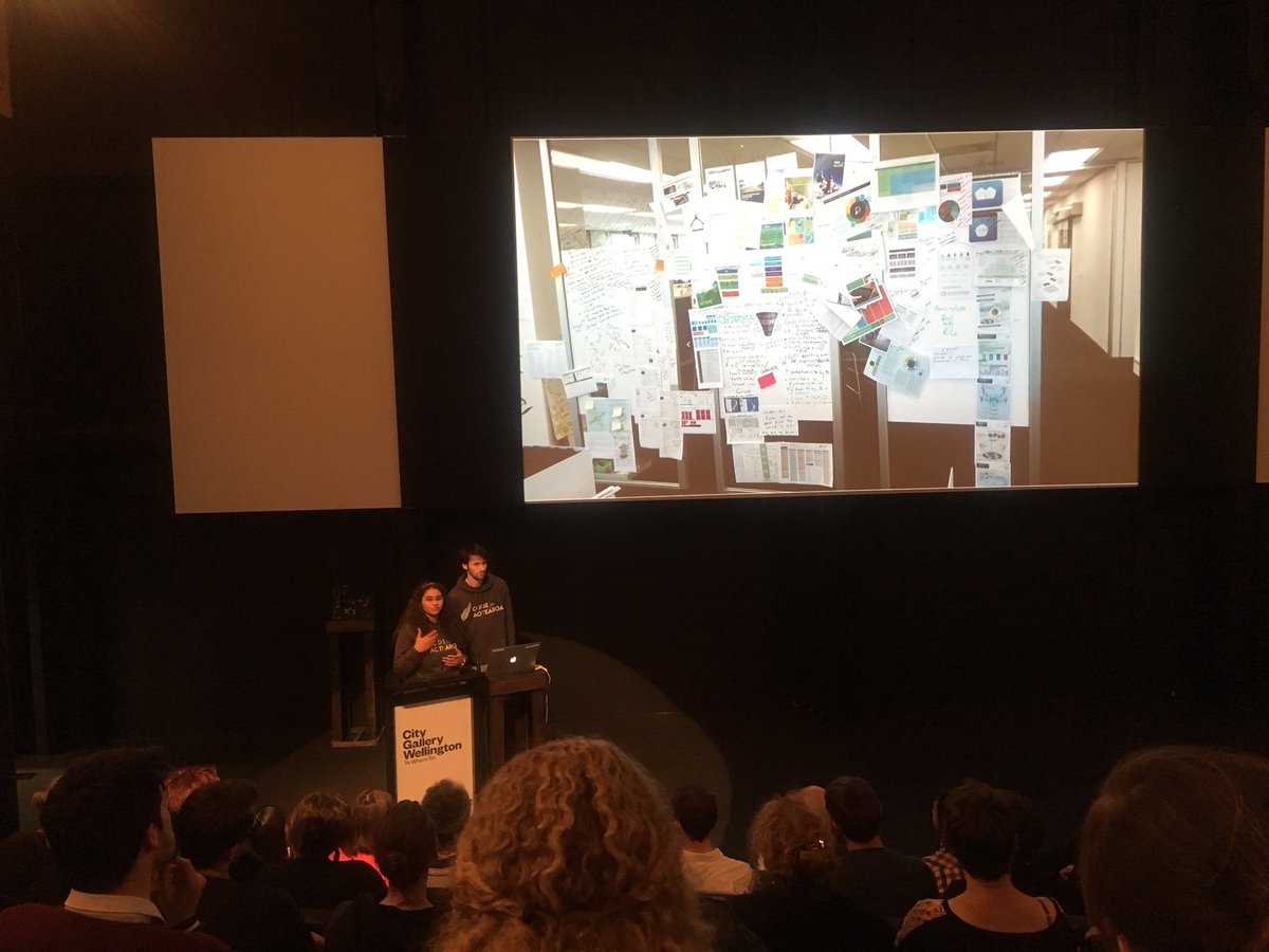 opendatanz's tweet photo. @codeforaotearoa our #opendata fellows presenting their #discoveries &amp; web toolkit @WgtnCC #opengov #innovation https://t.co/skjC87nygW