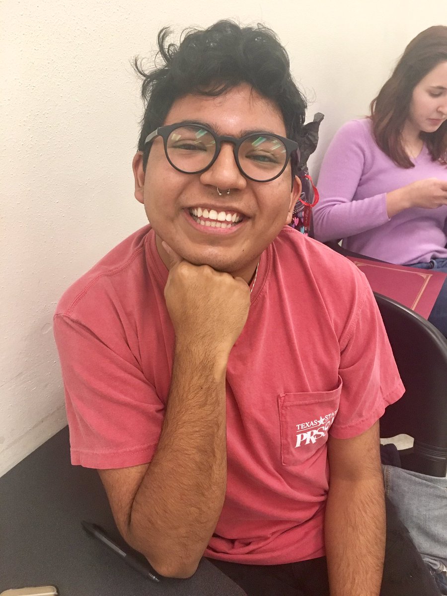 txstprssa's tweet photo. Congratulations to our new Treasurer, Alex! We are excited to have you on the E-board for Spring 2017. #txstprssa #PReparingPRos https://t.co/yd3GVNEGv3
