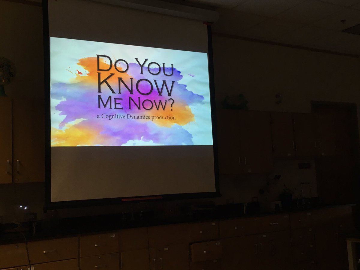 BATLChicago's tweet photo. Great day! 1st we screened @CogDynamics documentary "Do You Know Me Now?" The students enjoyed it, esp @anthroangie 's cameo 😎 #BATLingAlz https://t.co/362XFmzNEY
