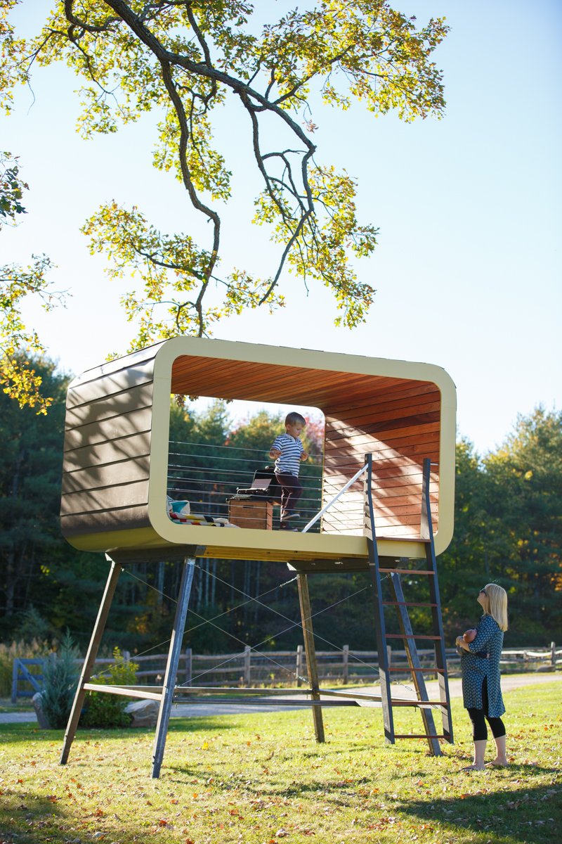 oonalife's tweet photo. Backyard fun for the whole family! Shown is mahogany model. Inquiries info@oonalife.com. 📸: @shemispheres #oonalife #backyardfort #dwell https://t.co/1zzhWz3XFn