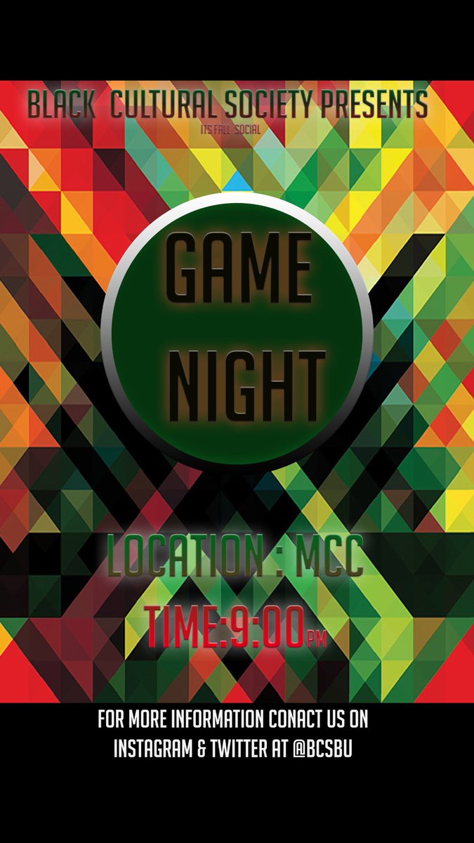 BCSBU's tweet photo. Bloomsburg students come out tonight for our game night #GameNight #FunBeforeFinals https://t.co/s1n9VuToTY