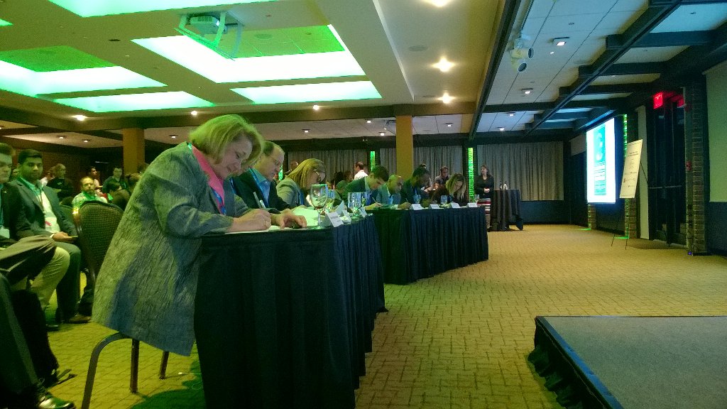 The judges are hard at work at <a href="/TheHatching/">The Hatching</a> Finale 2016...