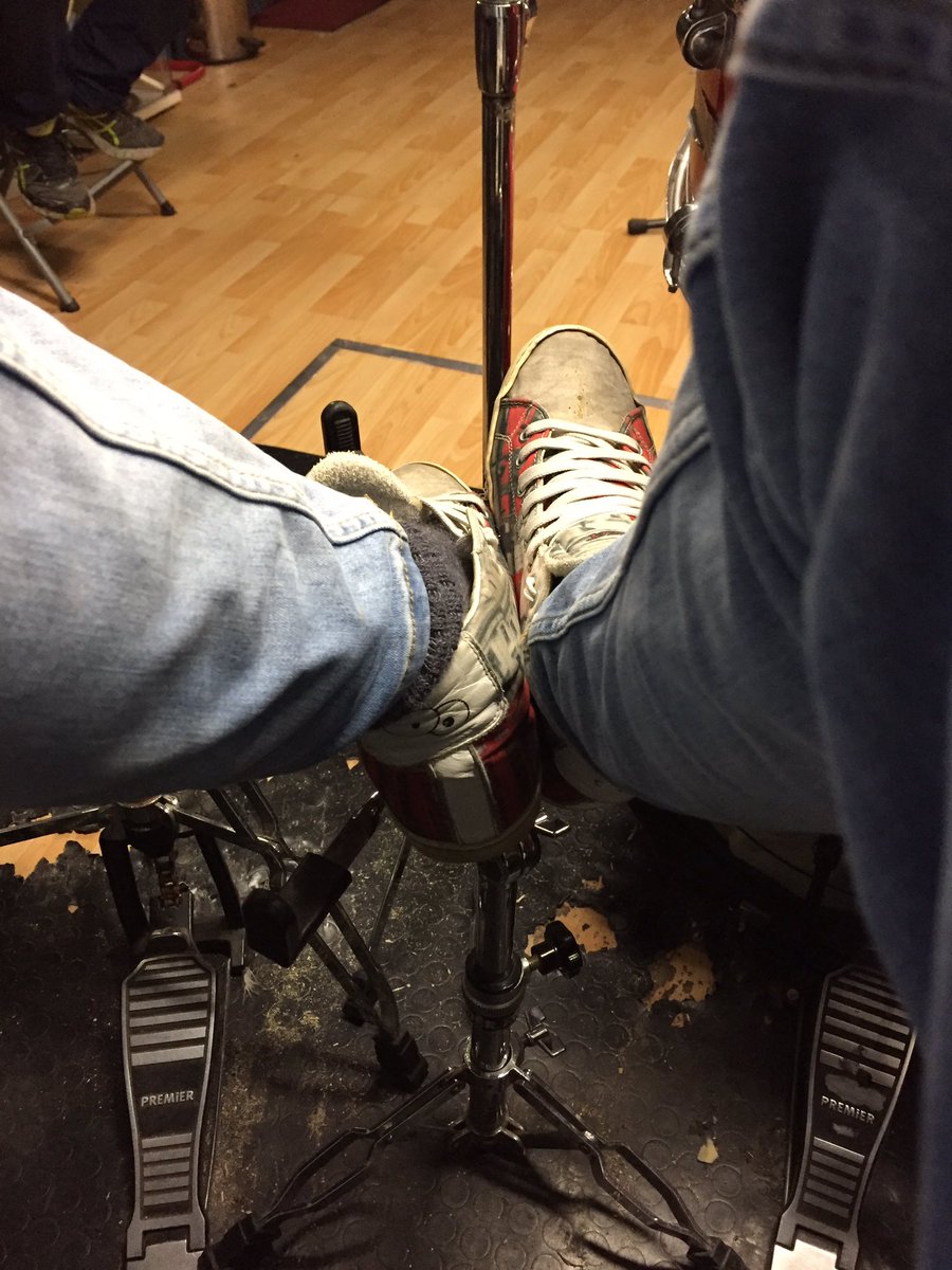 chiara_sotty's tweet photo. #Missing #Drummer reflections post #Rehearsals #BandLife w/ @brokenmusicband https://t.co/3r2TcK0evf