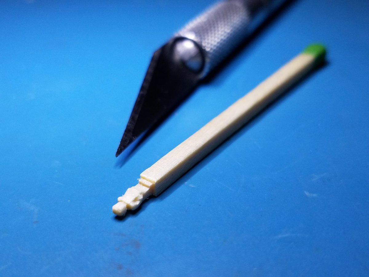 VolonteSystems's tweet photo. Here is a Lego dude on a match stick. Inspired after listening to @JimmyDiResta on @makingitpodcast https://t.co/PL0TmwMf2j