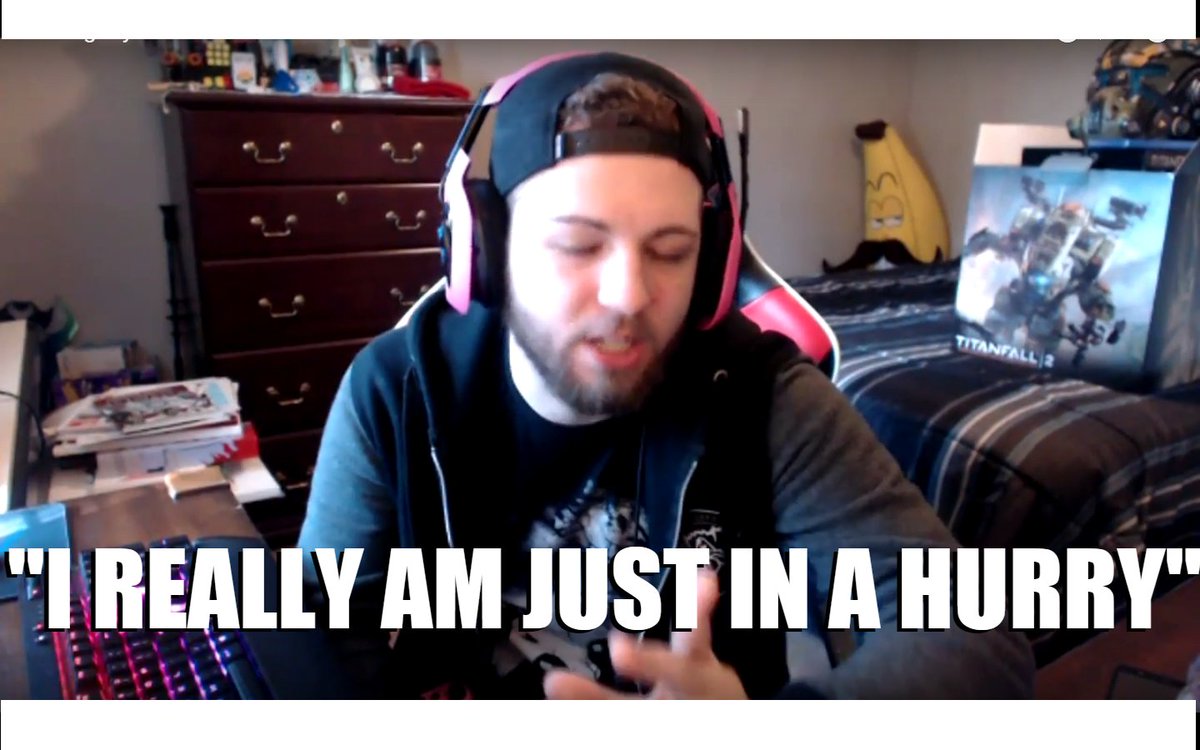 WraithVII's tweet image. He really was in a hurry..