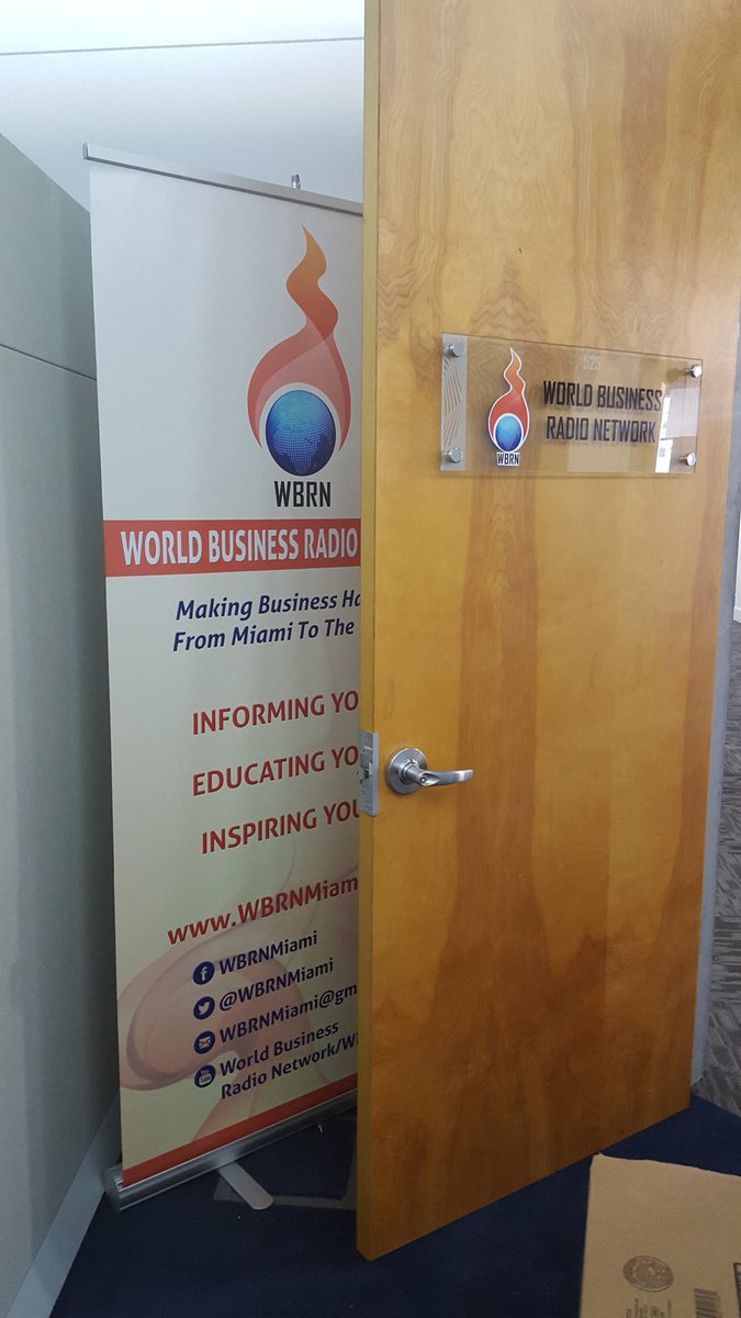 wbrnMiami's tweet photo. It's official, we've moved to @biznestmia @PeteRadioShow @SallySBizTips #MakingBusinessHappen #FromMiamiToTheWorld https://t.co/8ZFH9D2zAQ https://t.co/iaL7sprLoL