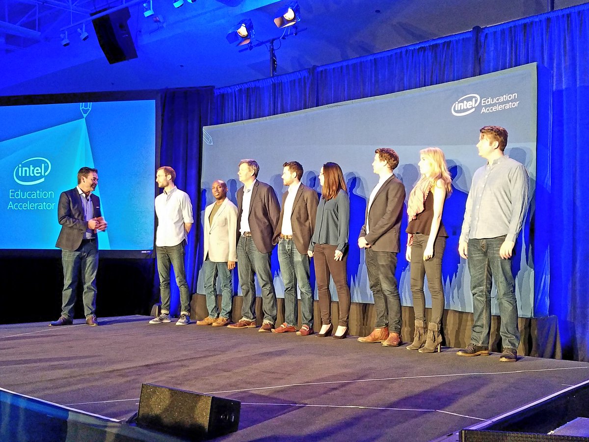 christine's tweet image. Go @IntelEDU! Wild traction, kudos @ImmersedGames @KiraKira3D @SutoriApp @LearnComprendio @goprepflash @Learnmetrics @samlabs @FlashGrade