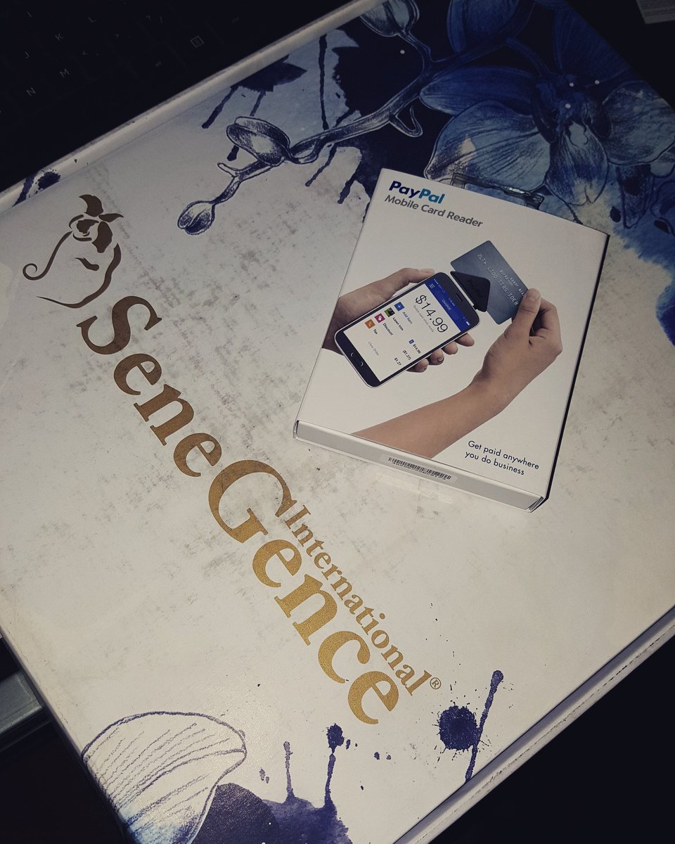 lilsusy01's tweet photo. #Excited I'm #Official. Received my #SeneGence & #PayPal #MobileCardReader! Yay! #LipSense #SilentKisses #XOXO https://t.co/hCdA0HaUXW