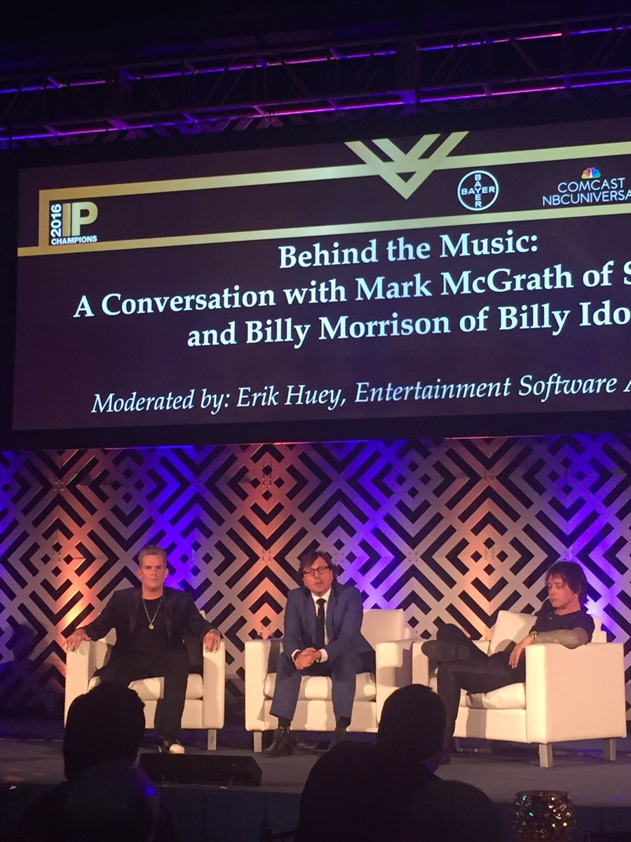 ReadmondGroup's tweet photo. Mark McGrath of Sugar Ray and Billy Morrison of Billy Idol discuss  intellectual property at the @USChamber #ipchampions https://t.co/QmV9DQNVfD