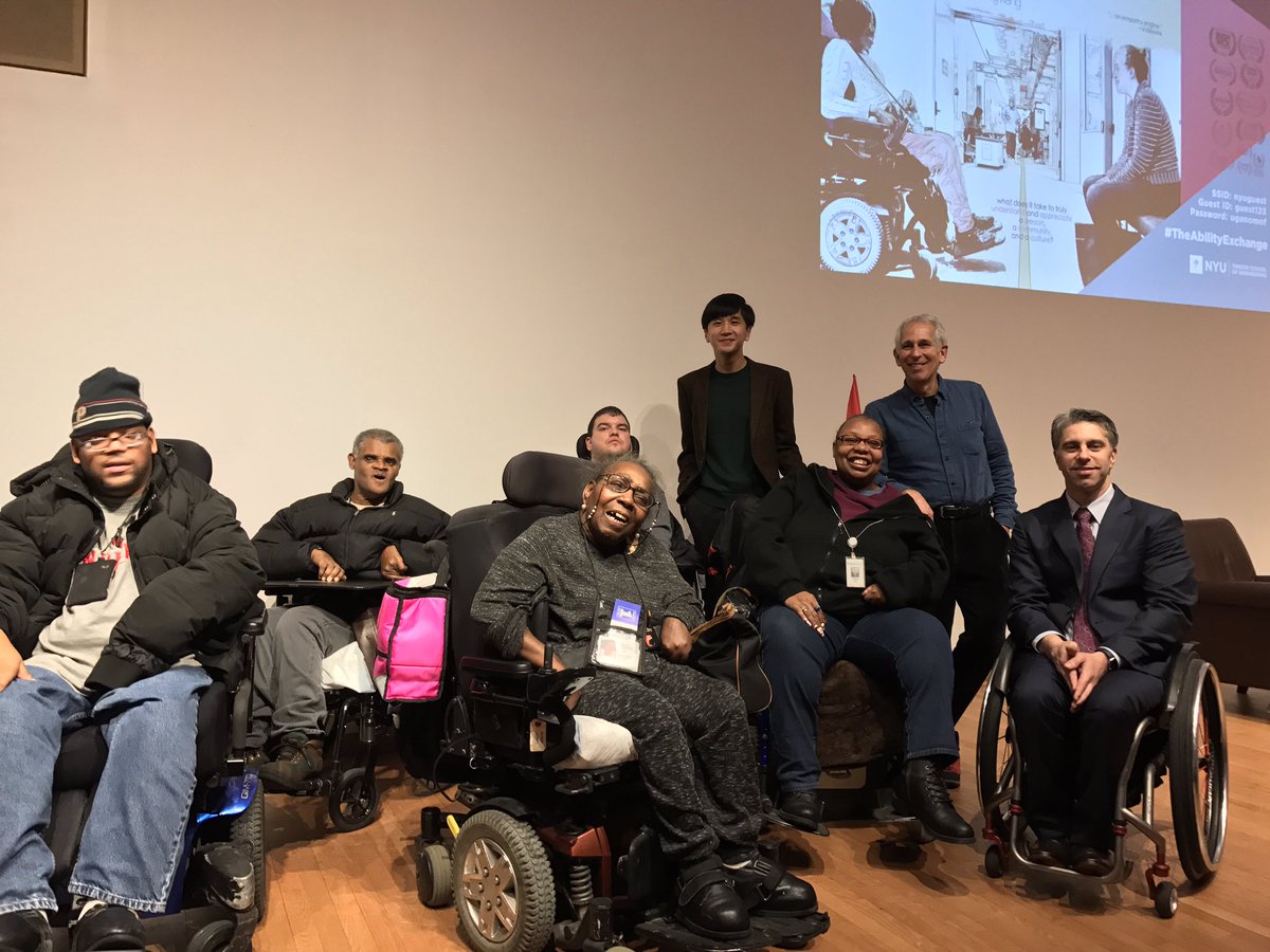 nyutandon's tweet photo. A BIG thank you to all that attended tonight's screening of @AbilityExchange! #techinservice2society https://t.co/ctj07PQRkk