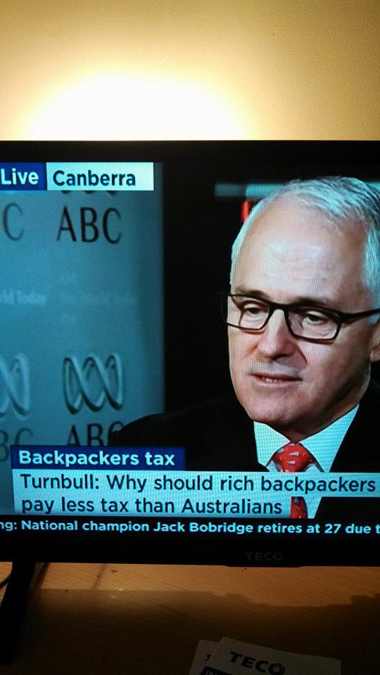 Since when are backpackers rich?
#backpackertax