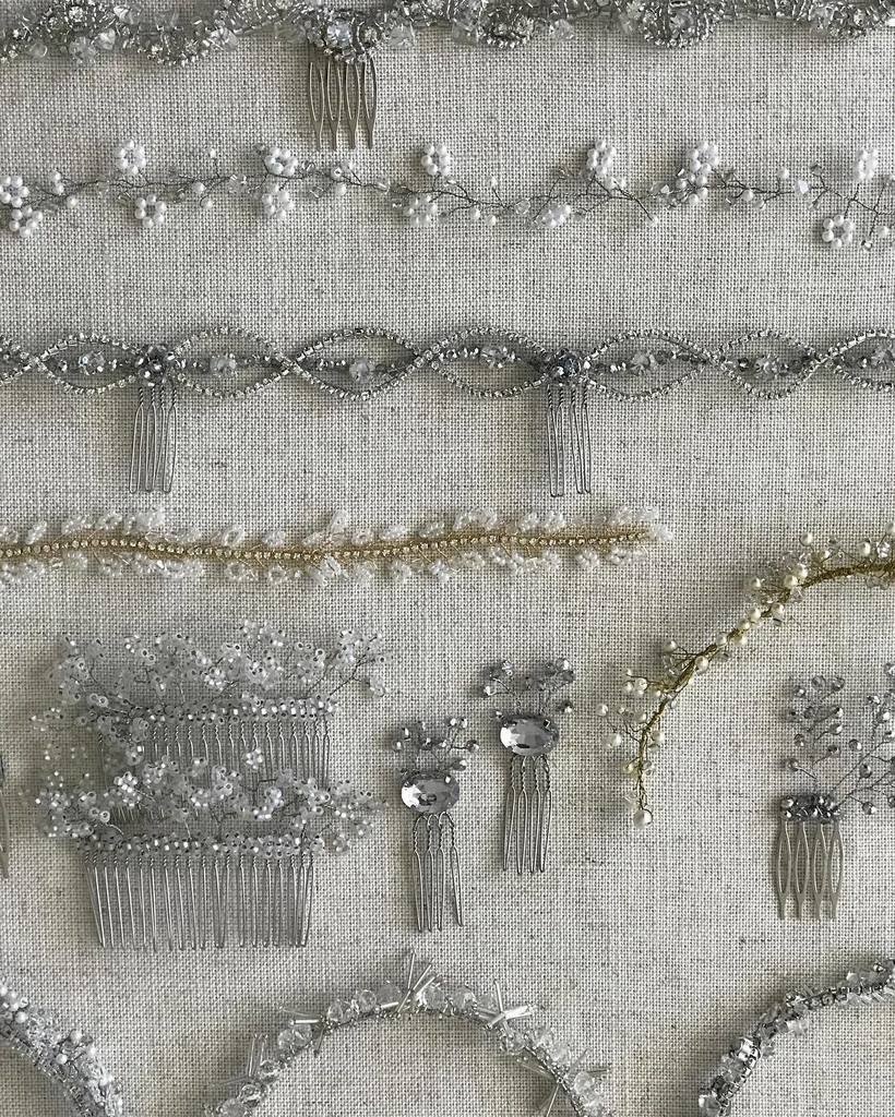 ElmiraExclusive's tweet photo. Sneak peek of a new #bridal collection. Coming soon. 👑 #bridalhair #bridalfashion #headpi… https://t.co/LA5tBChB9x https://t.co/Qg7n7AoeQh