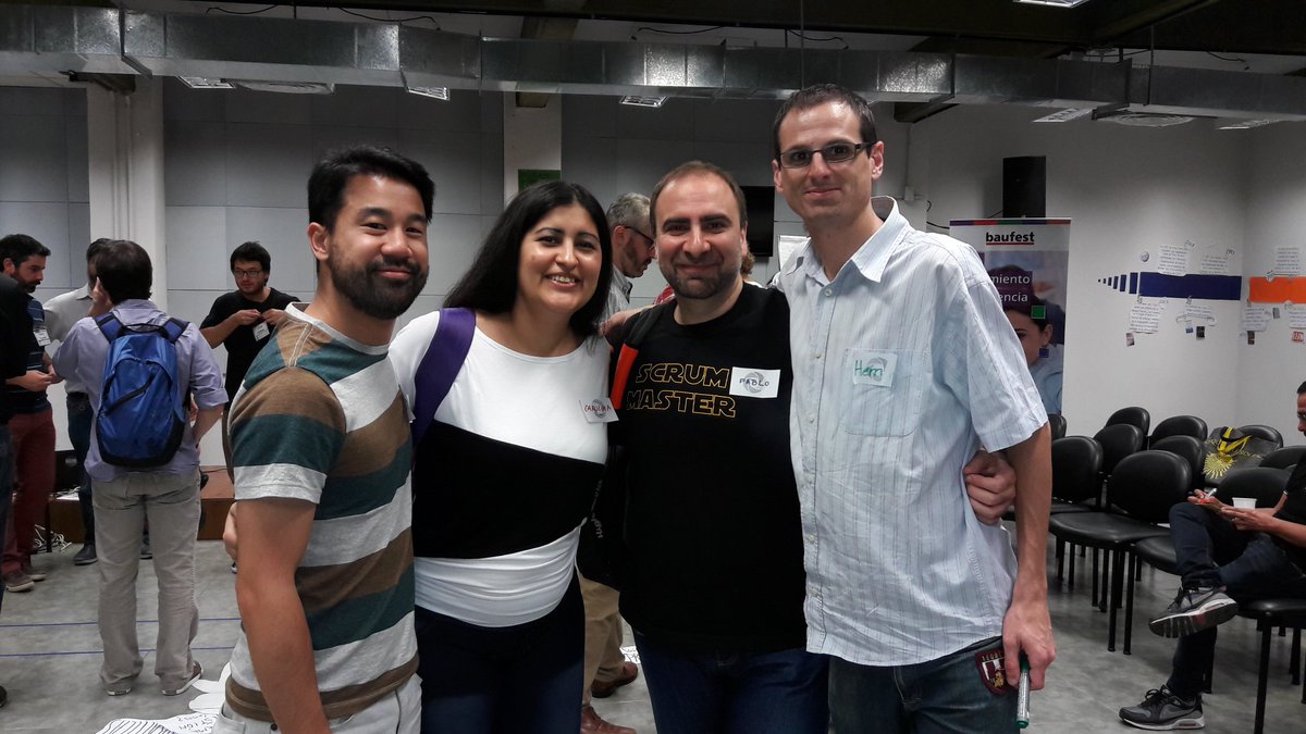 pfsanchez's tweet photo. Algunos de los Agile Coaches y Scrum Masters de @etermax estuvimos participando de la #LeanFestNights https://t.co/CMQe1y8JDS