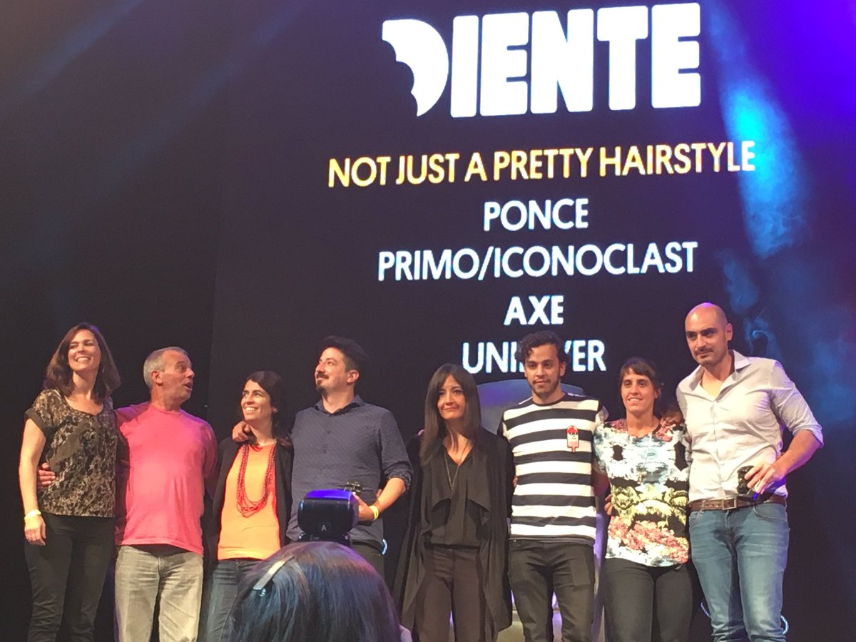#Diente2016 TV y otras pantallas #Oro Ponce BsAs "not just a pretty hair style" @AXE @UnileverPrensa <a href="/creativosarg/">CCA</a> <a href="/PrimoBsAs/">Primo Buenos Aires</a>