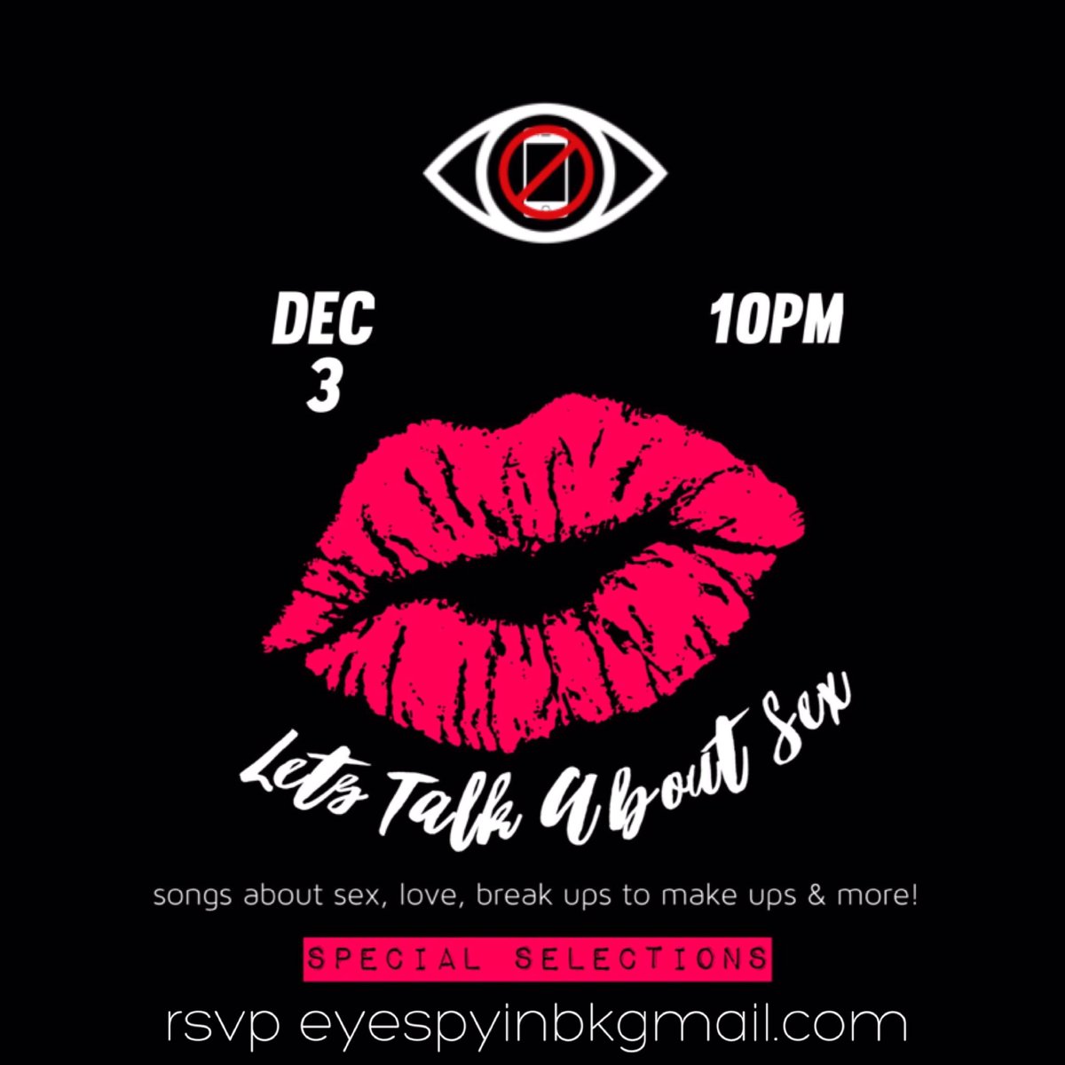 Saturday Night #letstalkaboutsex