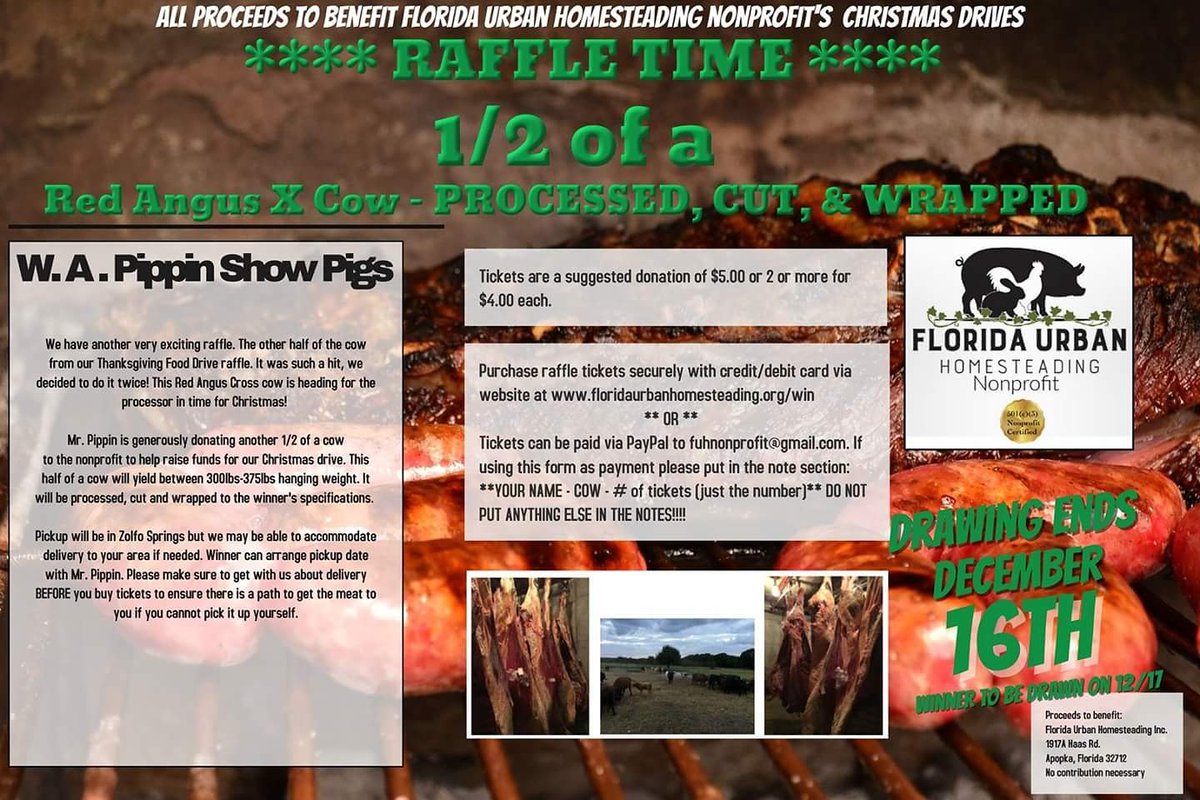 FLUHomesteading's tweet photo. Win some beef! https://t.co/hblWkQTjnN https://t.co/zlJ9vOVZfh