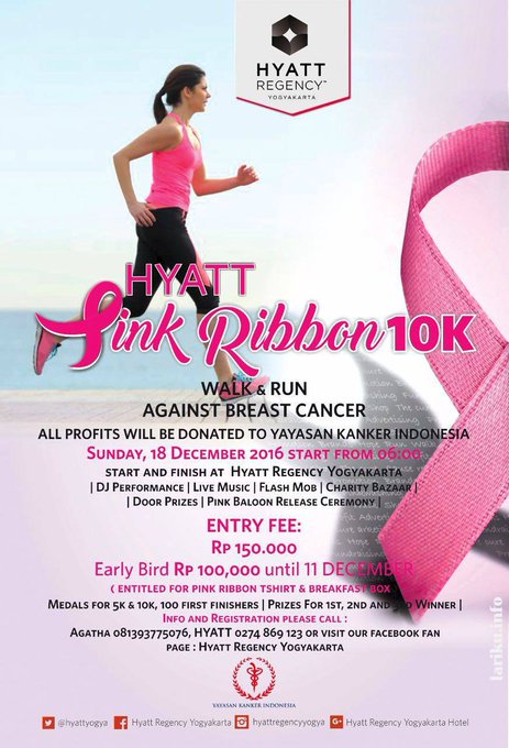 Hyatt Pink Ribbon - Yogyakarta • 2016