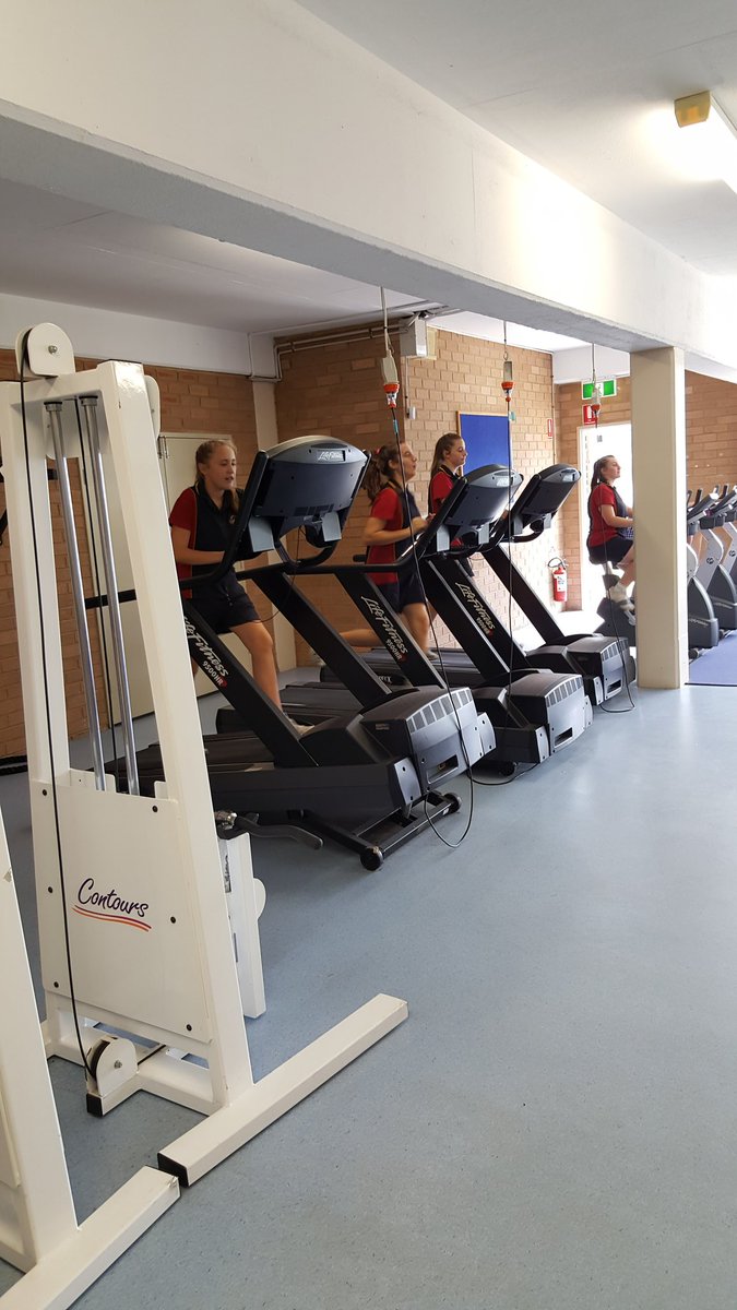 msboula88's tweet photo. Year 7 &amp; 8 girls working hard during #PDHPE in the @SPC_StPats school gym! #stpats #spcstpats https://t.co/fdeNzwfG3l