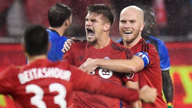CP24's tweet photo. STORY: TFC advances to MLS Cup final after beating Impact
https://t.co/dKVAEip5NR https://t.co/T3uWFvgrhk
