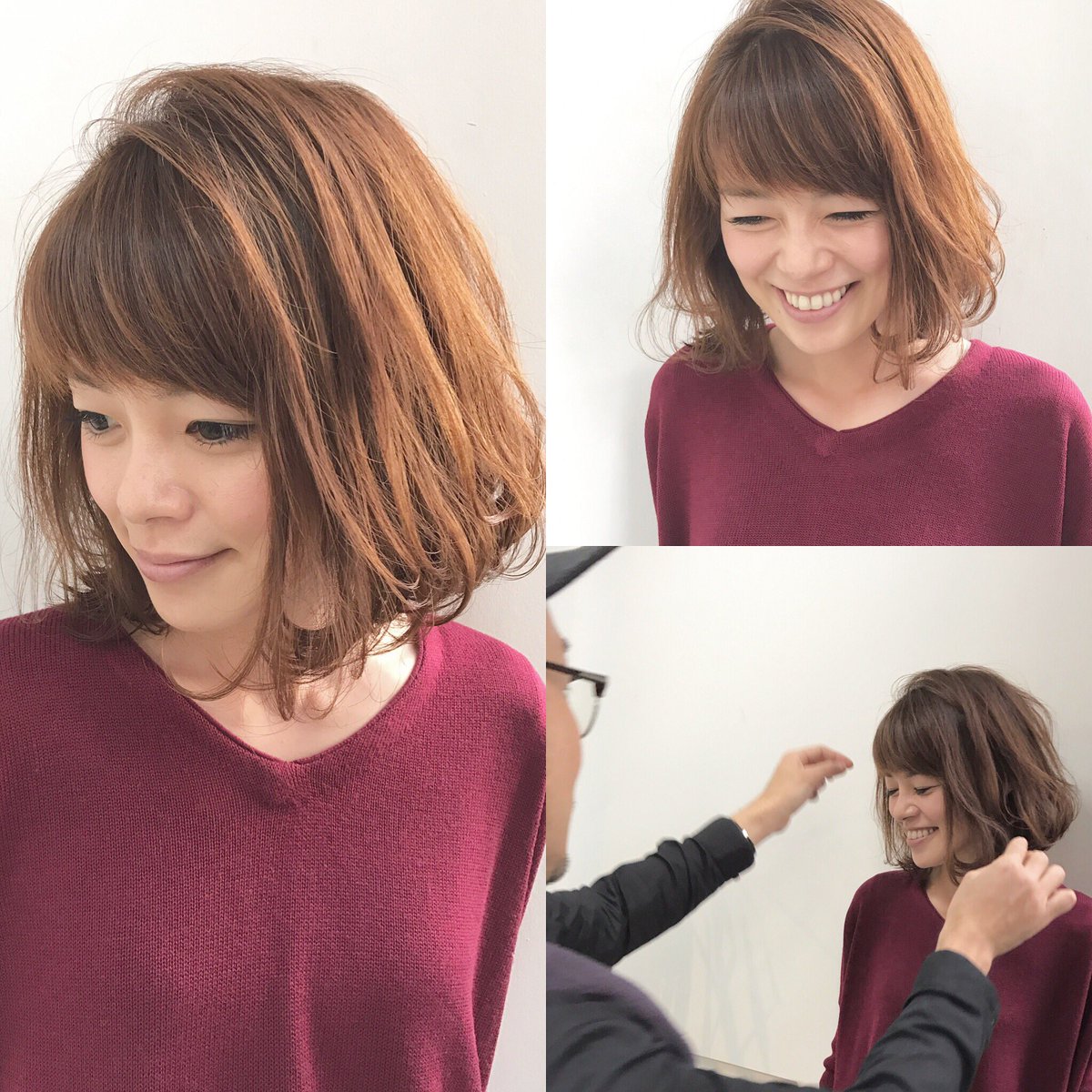 Autho渡邊 على تويتر 笑顔の素敵なオトナ女子 川瀬良子さんです かれこれ17年くらい担当させて頂いてます 野菜の時間 見てね 川瀬良子 野菜の時間 オトナ女子 大人カラー 大人ボブ