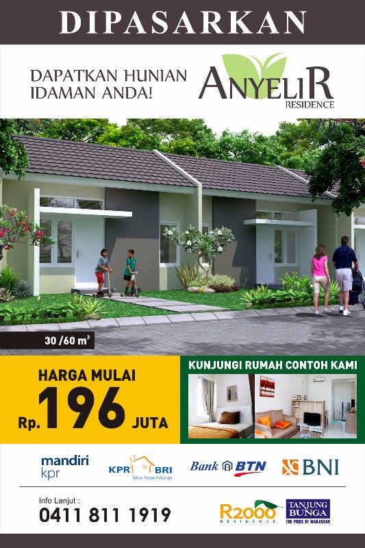 "ANYELIR RESIDENCE“ HARGA PERDANA HANYA 196 JUTA
CASH & KPR
TANDA JADI : 2 JT RUPIAH
DP MINIMAL 5% : KPR MULAI 1.5 JUTA – 2 JUTAAN https://t.co/jHRxCLLv65