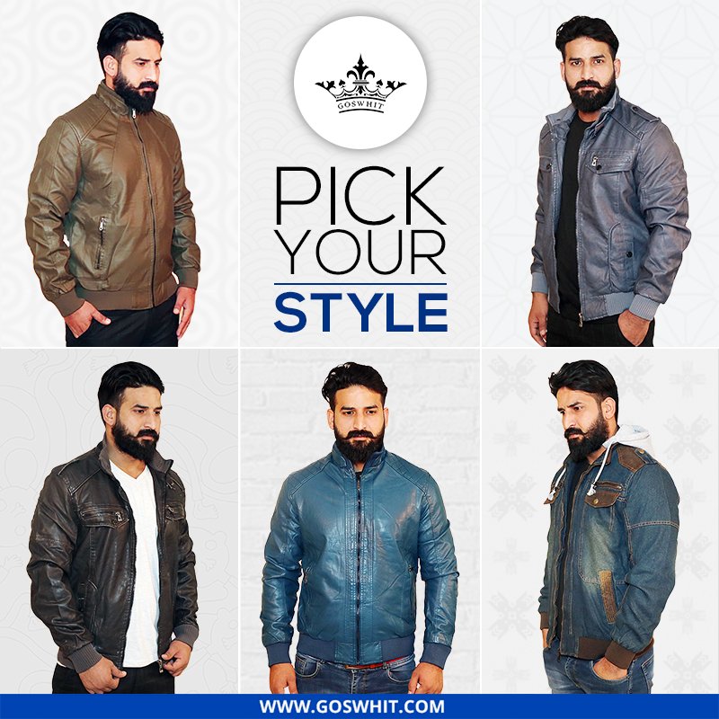 goswhit's tweet image. #Casual, #CoolLook redefined. The latest from men's #jacketcollection from Goswhit. Pick your Style now: goo.gl/EpSqDa
#Jackets