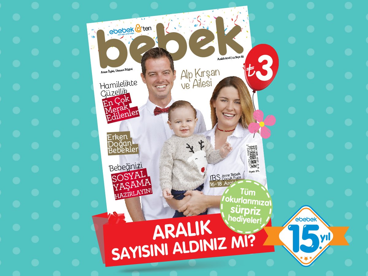 bebekcom's tweet photo. ebebek'ten Bebek dergisi Aralık sayısı çıktı! https://t.co/Mk9NhZrgfb
