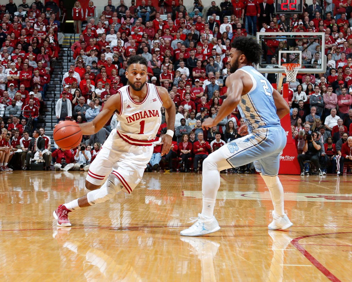 espn's tweet photo. Here come the Tar Heels! No. 3 UNC has cut No. 13 Indiana's lead to single-digits. 

Catch the end on ESPN or here: https://t.co/cULvj5sYNt https://t.co/fEWMh75kvP