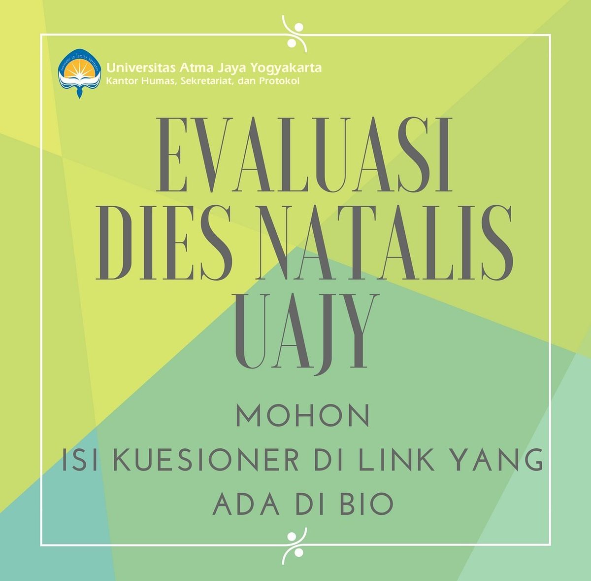 Silakan bantu masukan dan sebarkan link evaluasi: goo.gl/forms/WBj01nU3… thanks