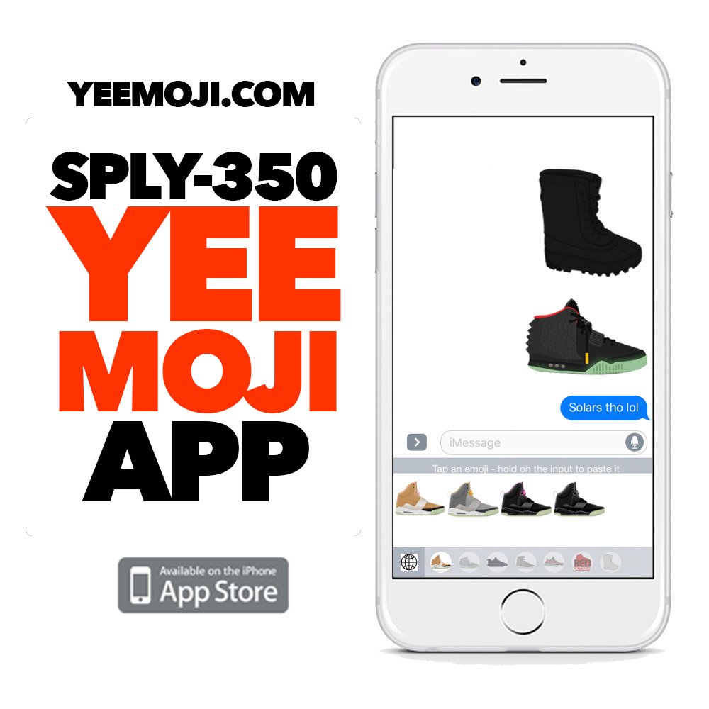 yeemojiapp's tweet photo. Yeezy "YeeMoji App!" #yeezyboost350v2 #yeezy750boost #yeemoji #kanye #yeezy #WeChat #QQ #china #ytww #pablo #kanyewest #yeezyhead #korea https://t.co/D9FteW7U57