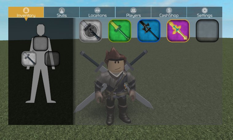 Abstractalex On Twitter Wip Swordburst 2 Inventory Players Screen - swordburst 2 how to trade with robux